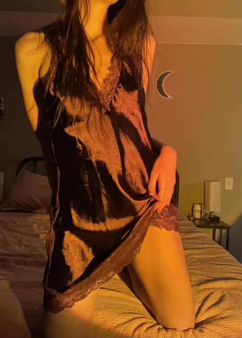 if you think this dress looks good on me…imagine how good it would look on the floor 😜