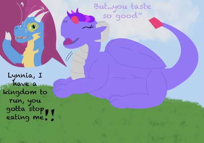 {image} Keeping a King away from his kingdom (Art is by me, Lynnia is owned by me, and Vortex is owned by Vortex)