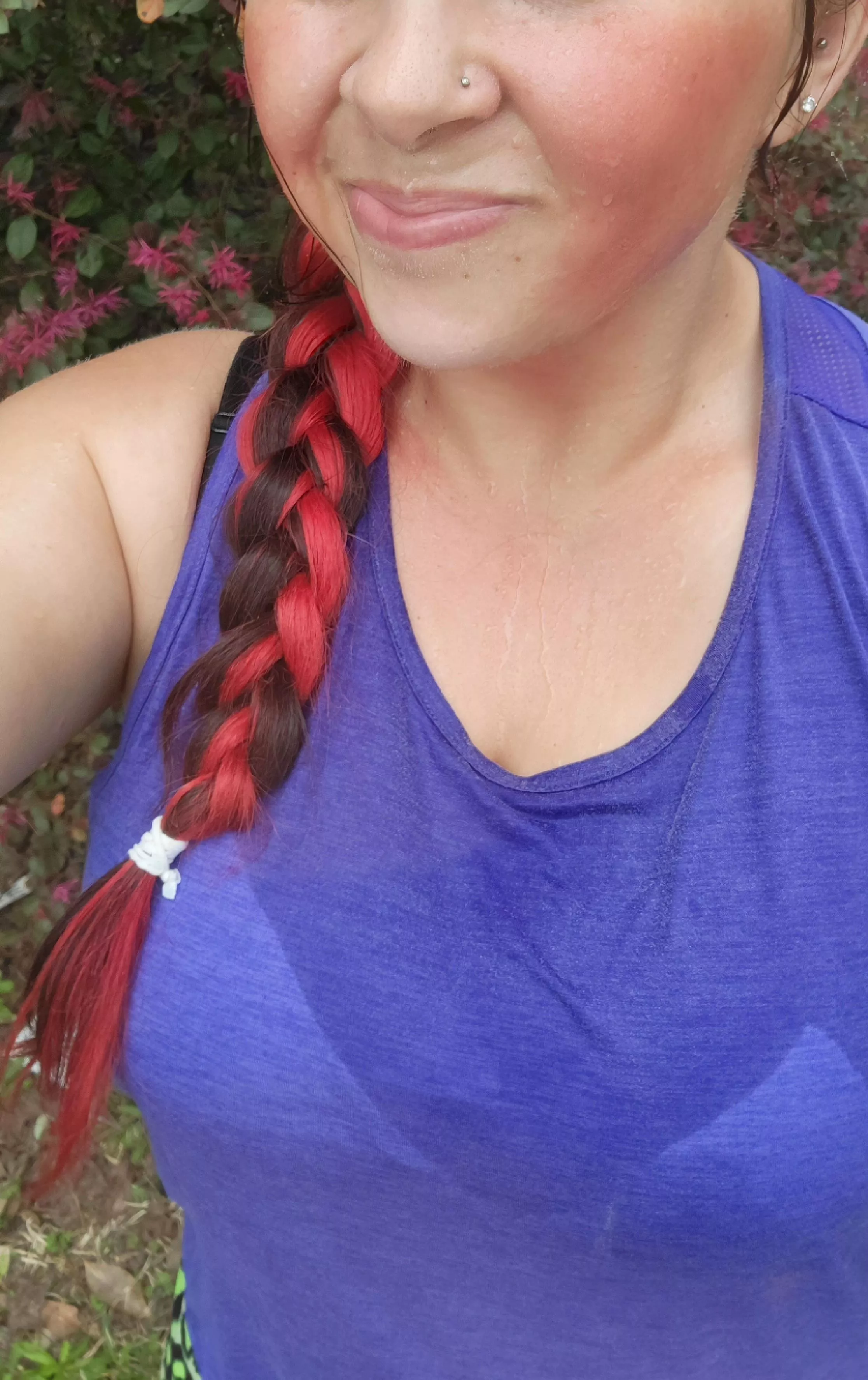 Just finished my morning run by the river...care to help me clean up?