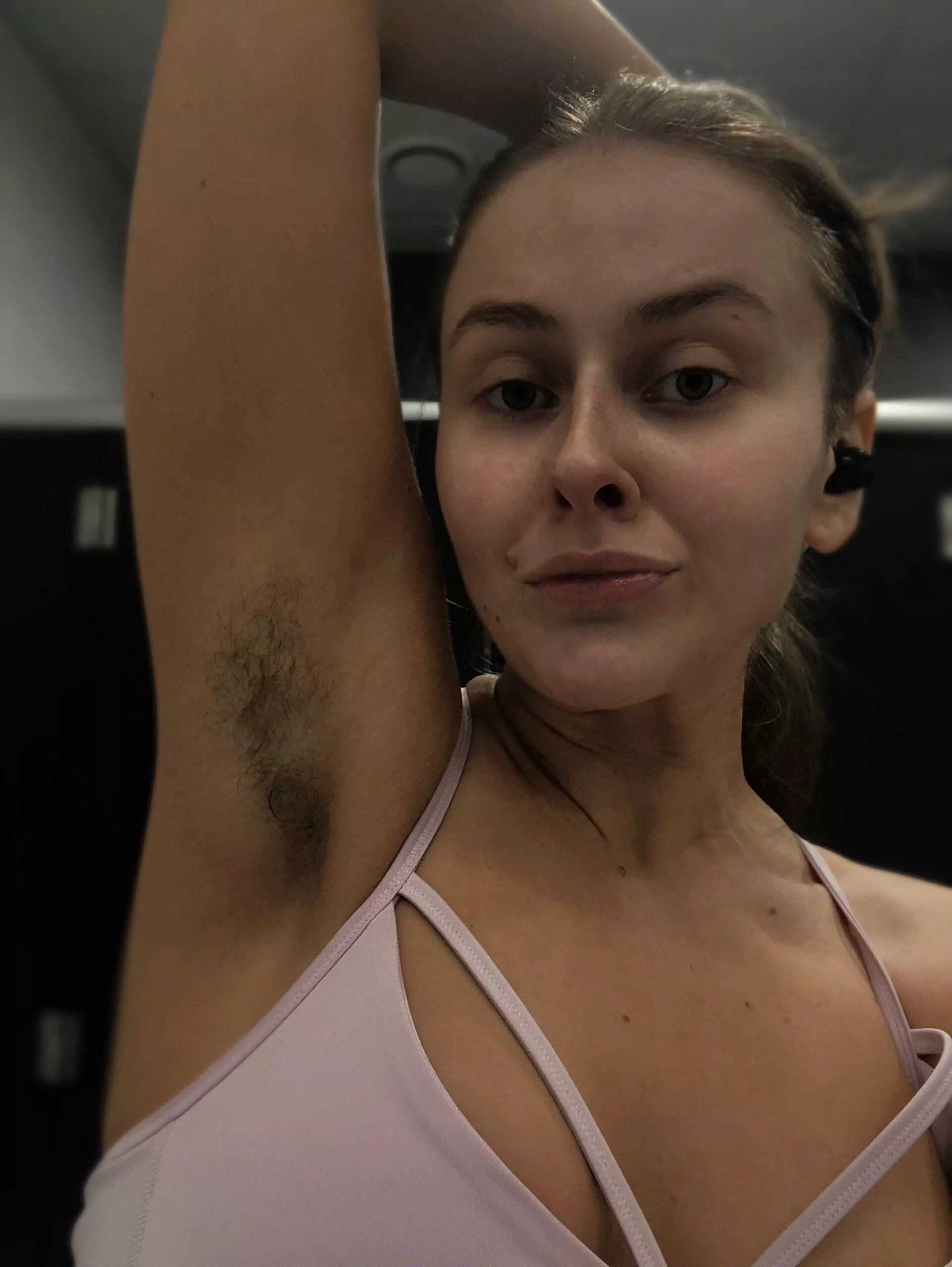 Lick my sweaty armpits after a workout!