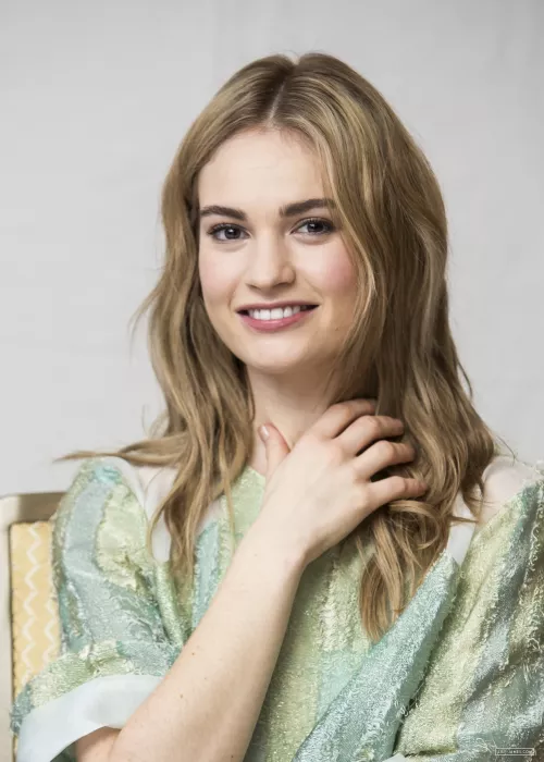 Lily James.