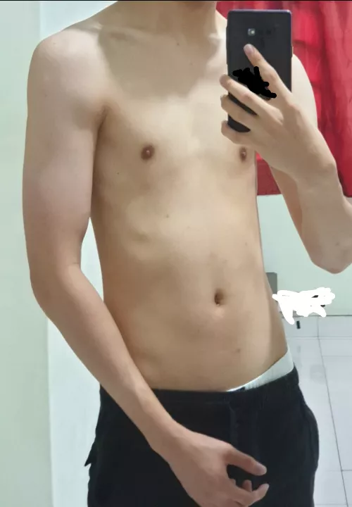 my first time showing my body