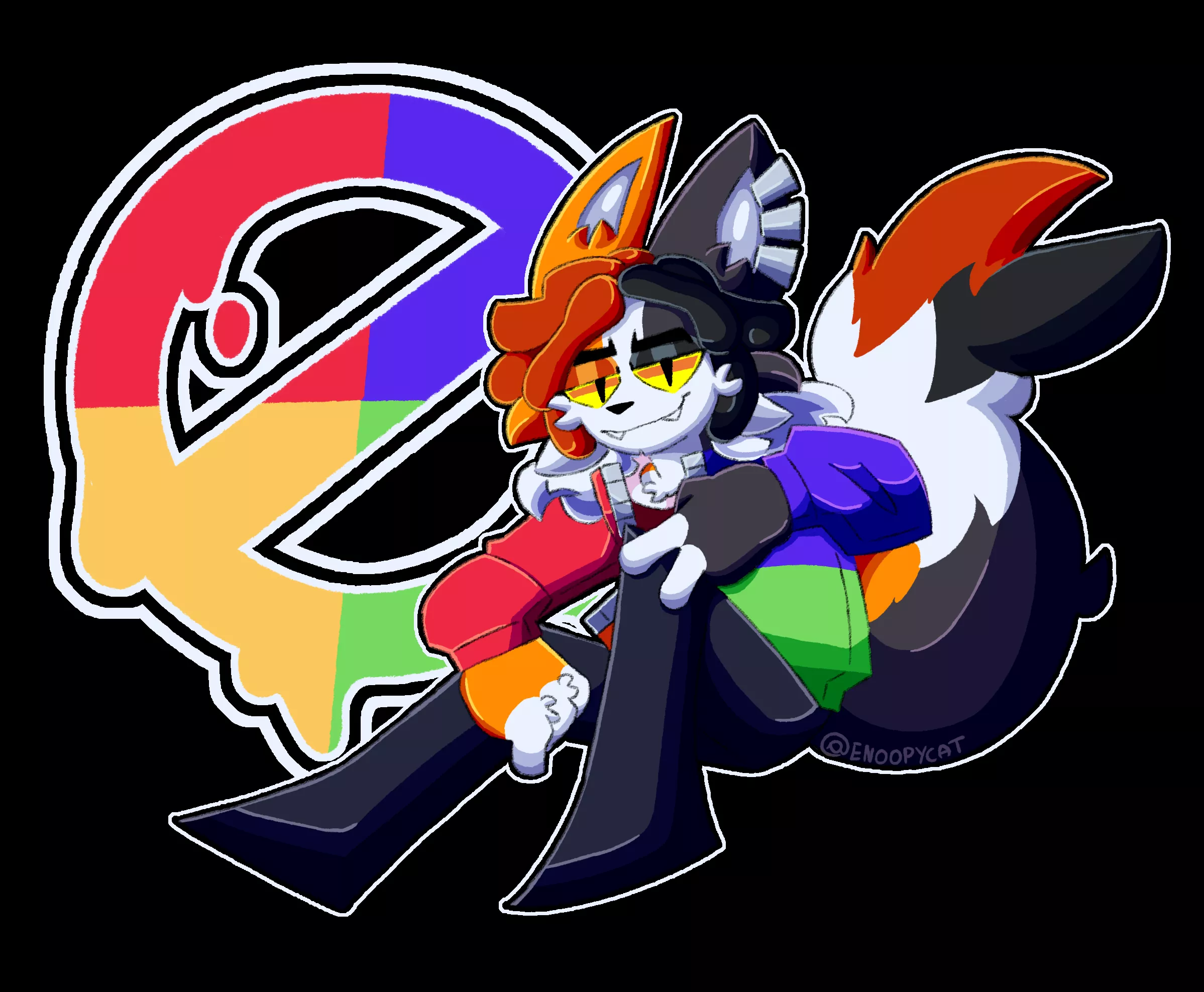 new hairstyle for my sona 🔥🔥🔥 (art by me)