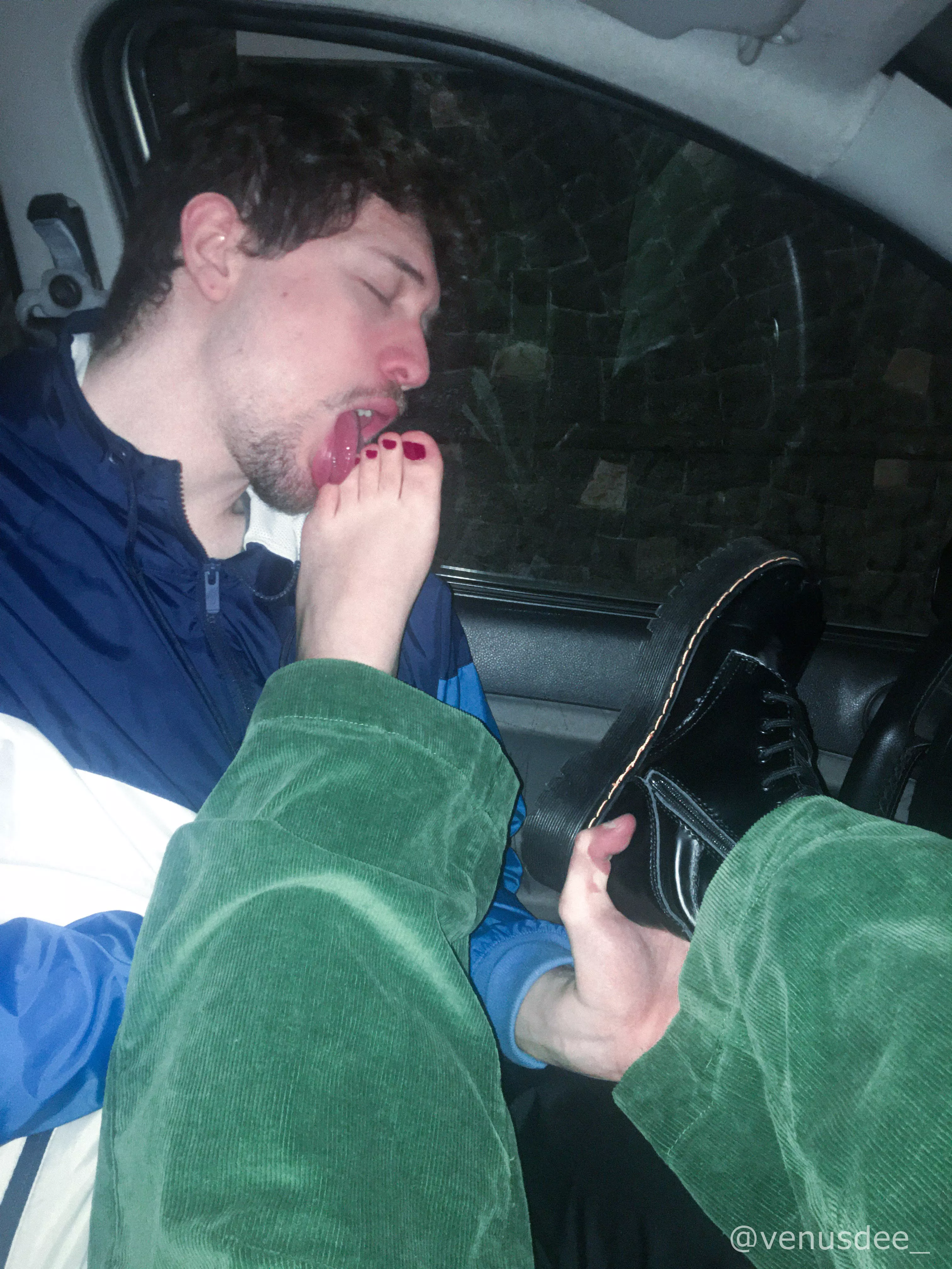 Nothing like having your feet worshipped at the of the day