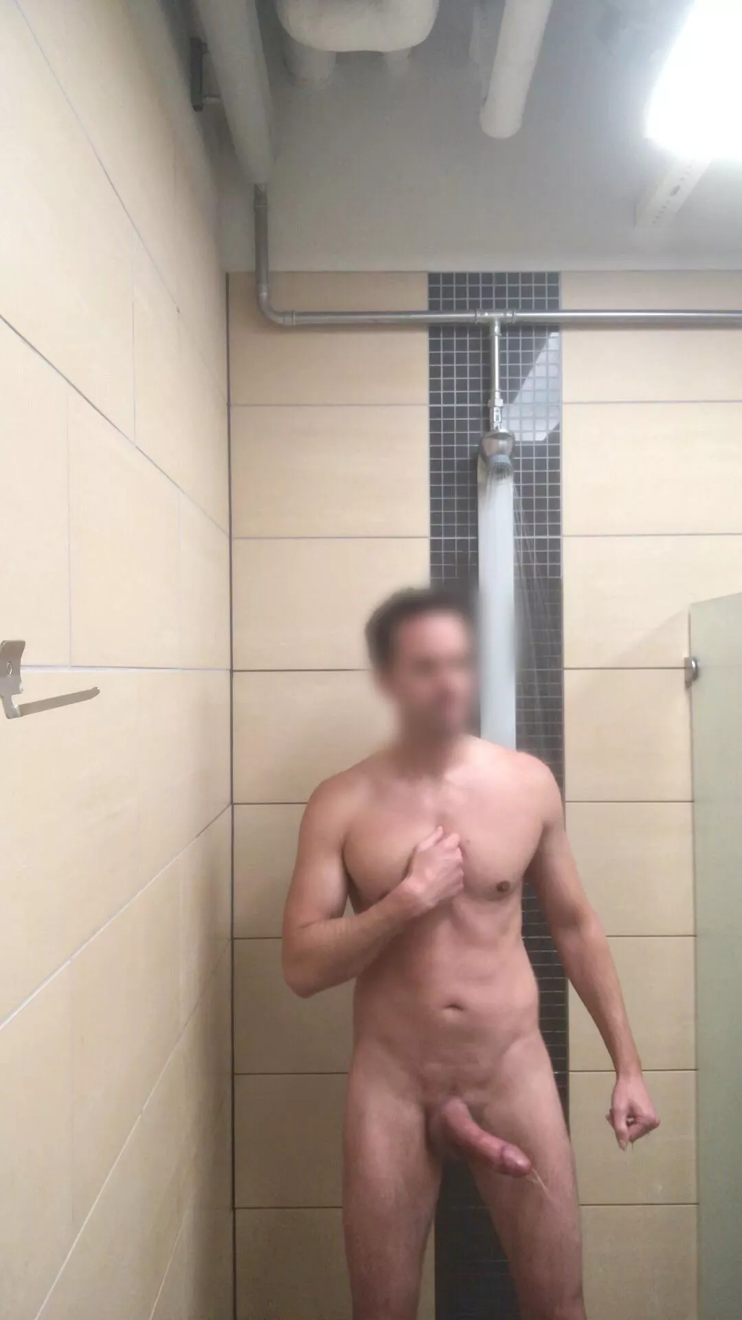 Pissing everywhere in the showers