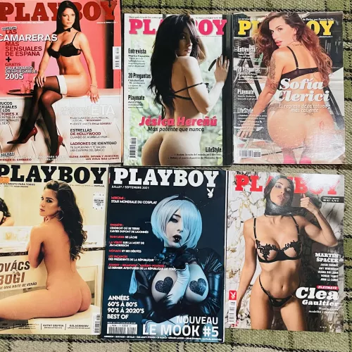 Playboy closed its doors where I live a few years ago, and now I decided to get some international editions. This is what I got so far
