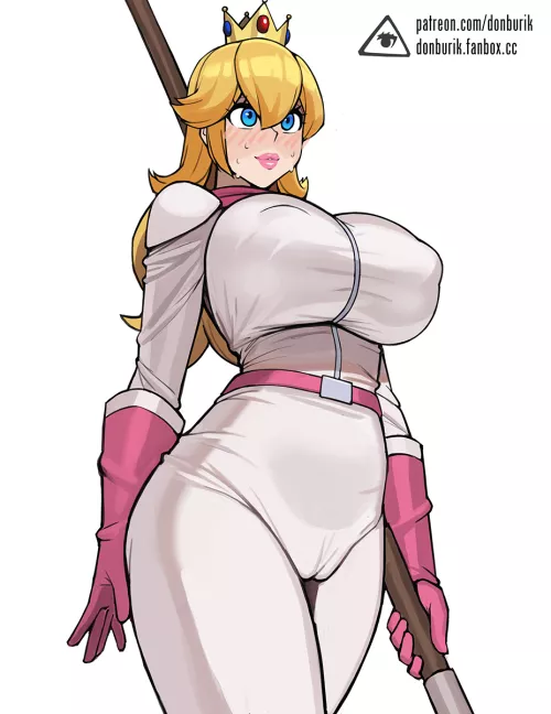 Princess Peach Feeling Exposed Warrior (Donburi ) [Mario]