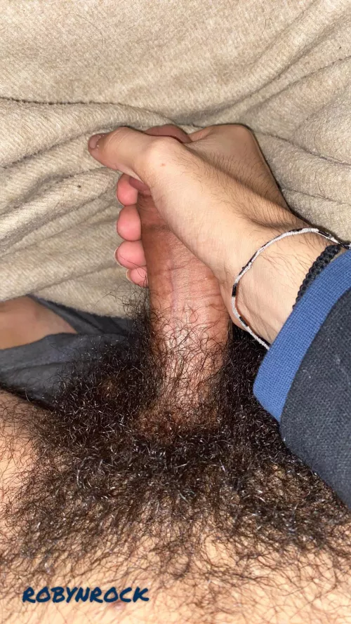 rock hard hairy cock 😛