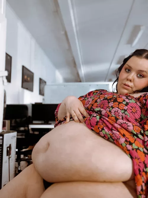 Showing off my softness at work 😇