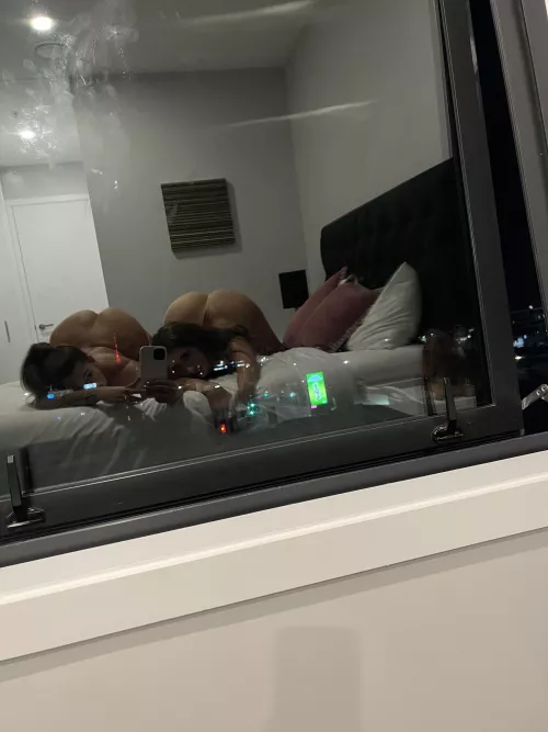 Sneaky shot of me and bestie