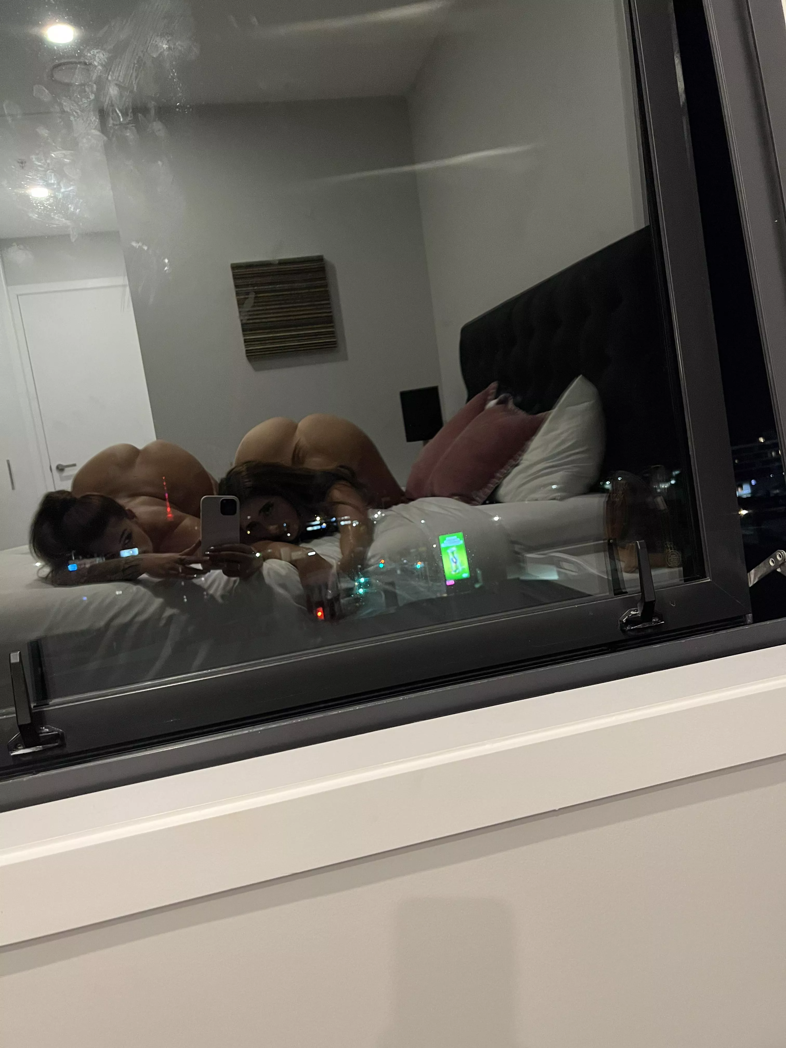 Sneaky shot of me and bestie