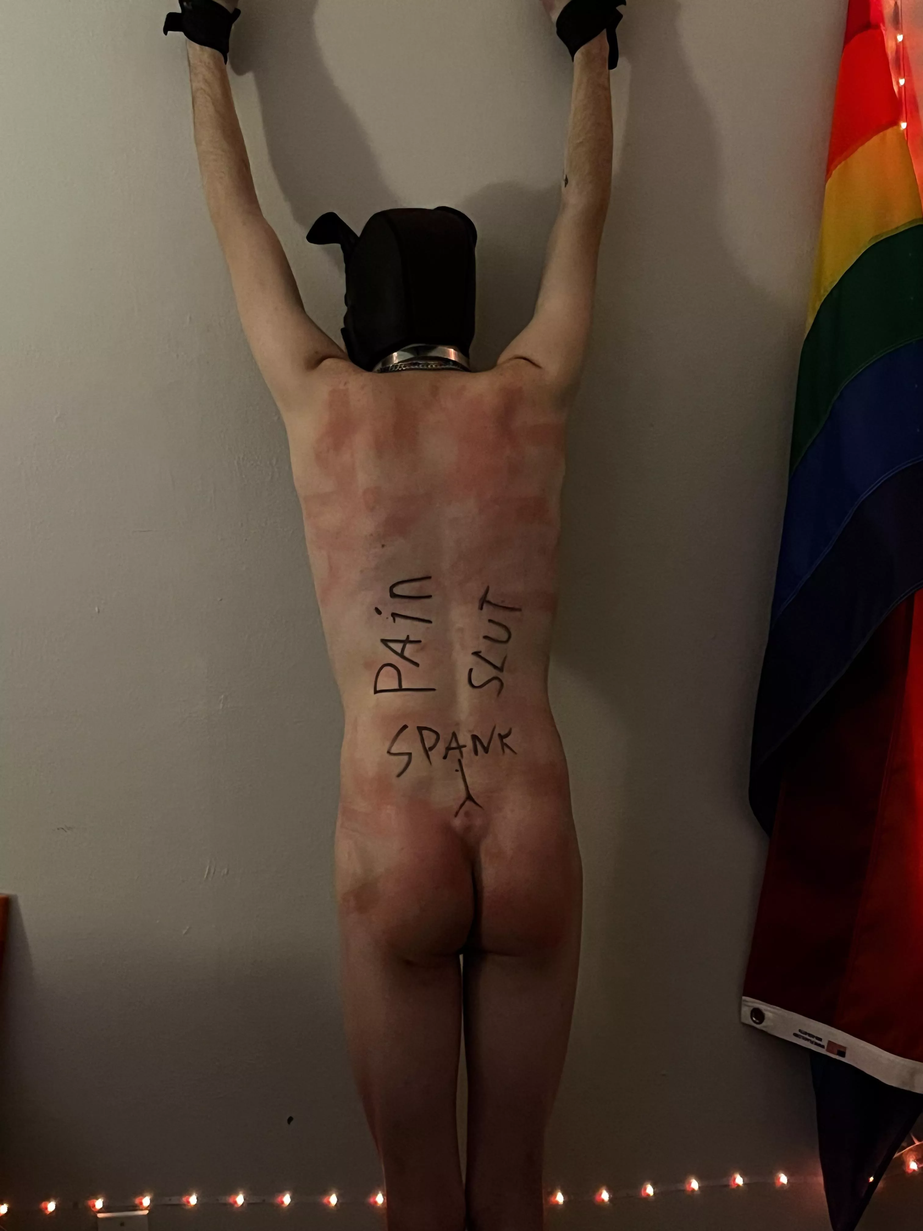 Someone said a red ass to match the lights…