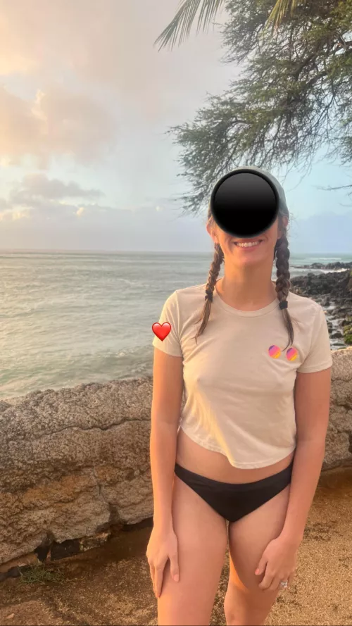 Sunset at the beach.