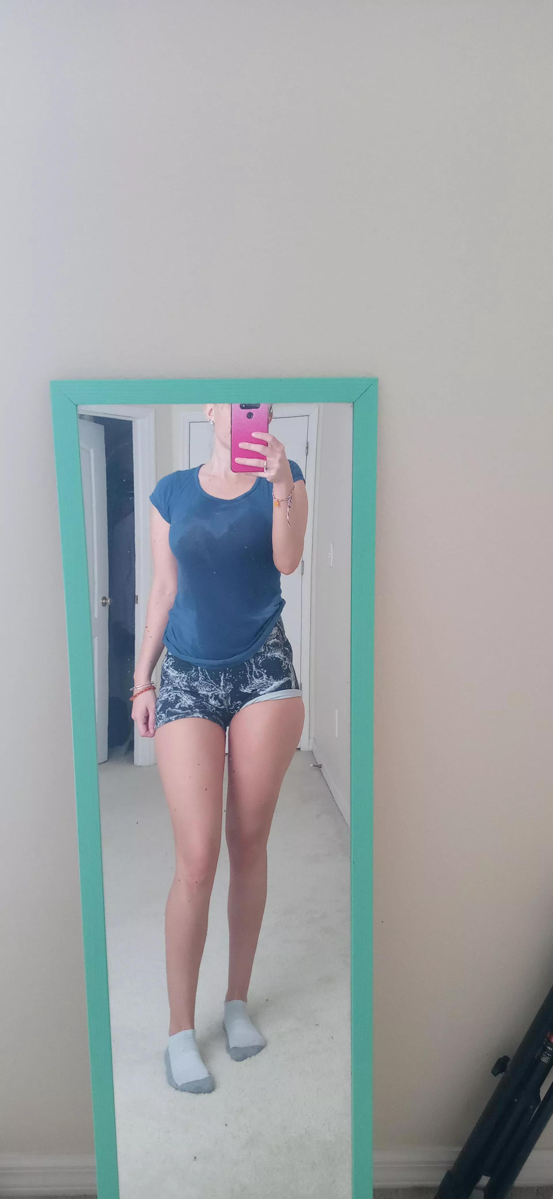 Sweaty 💪🥵 body progress next week