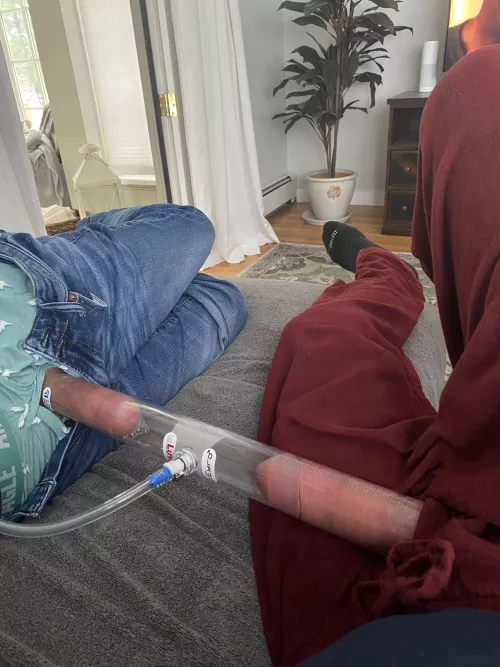 Tested out the buddy tube today 😈