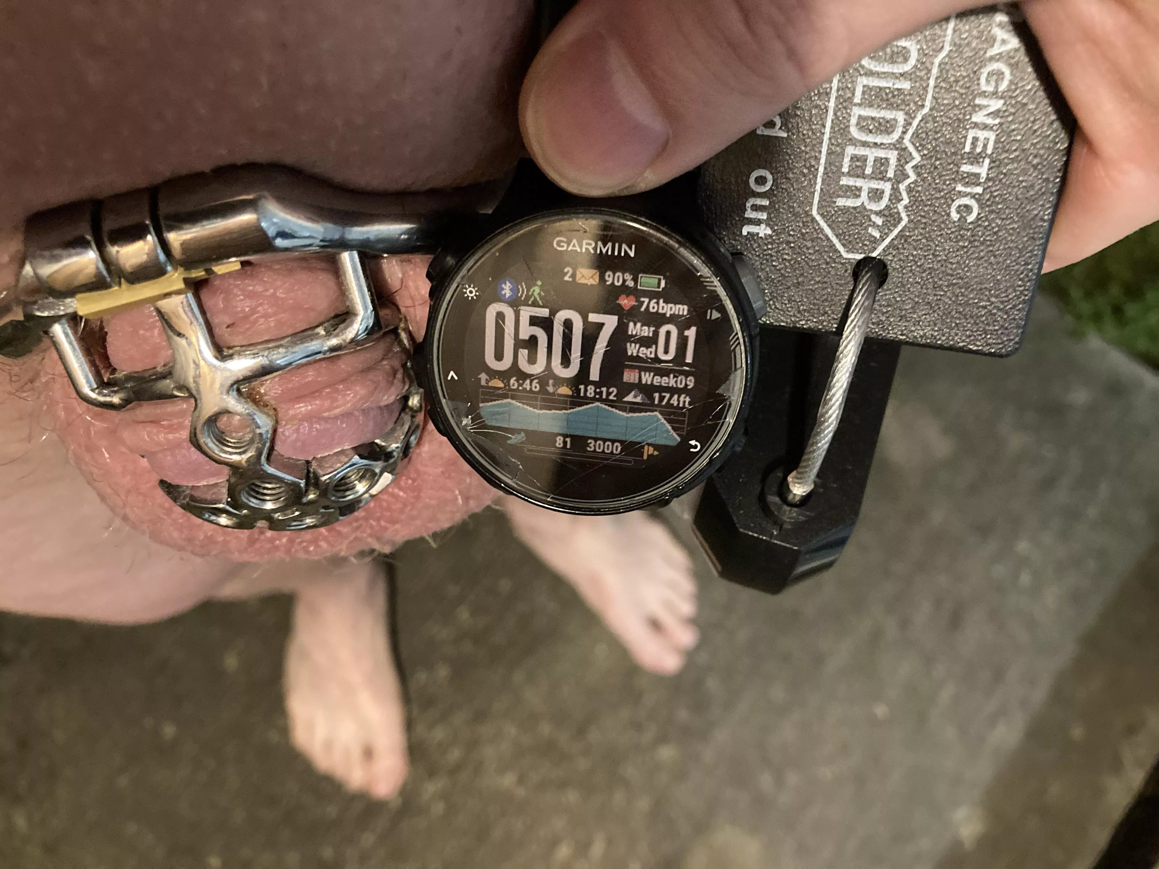 Thank You, Goddess, for keeping Your pathetic little sissy clitty locked up. It’s been 27 days since Your pet was last allowed to play with it.