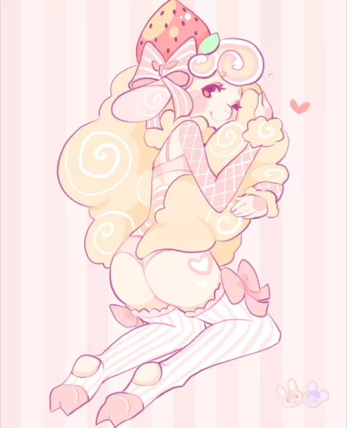 the cutest sheep (comm work by me: cinnabunny88 twitter)