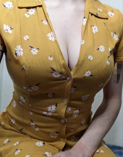 This dress makes my boobs look nice