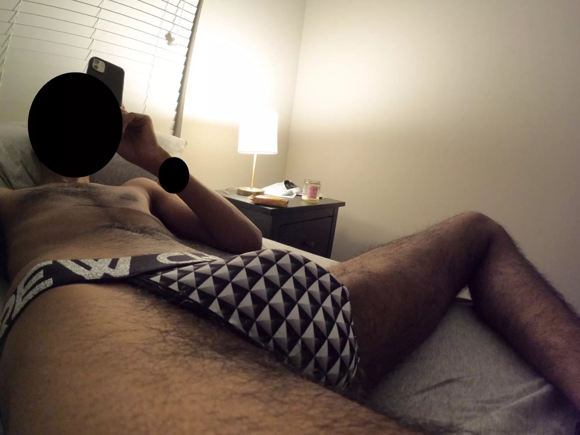 (21) lounging around