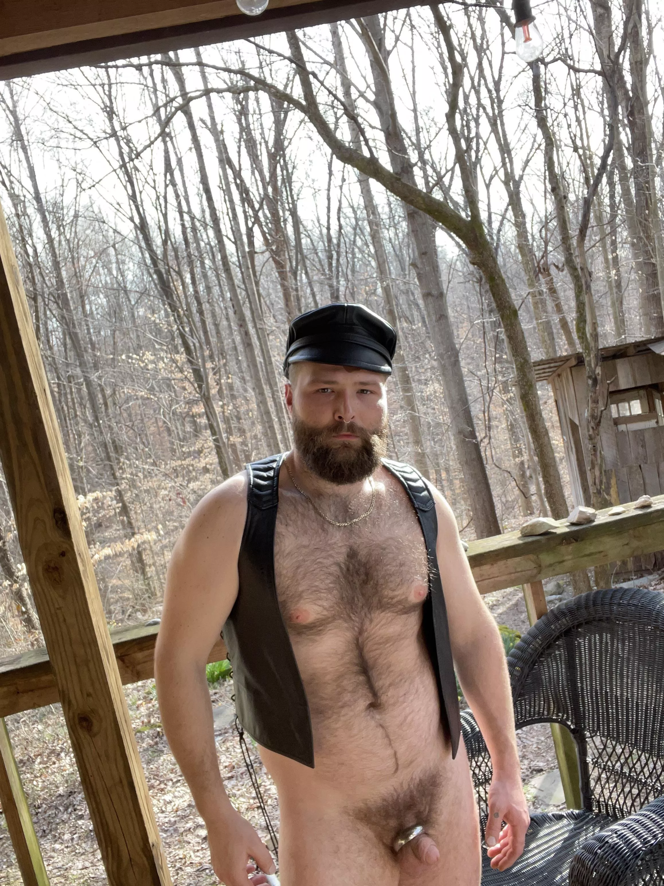 (34) backwoods leather dad