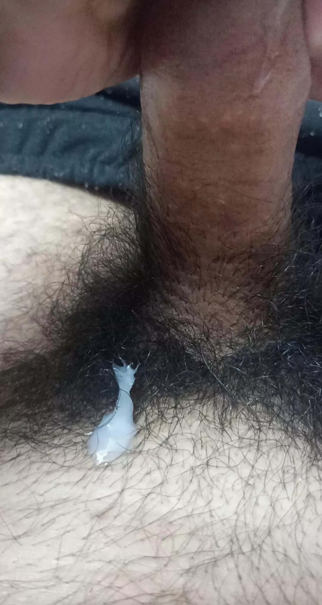 accidental cum leak while edging 😐
