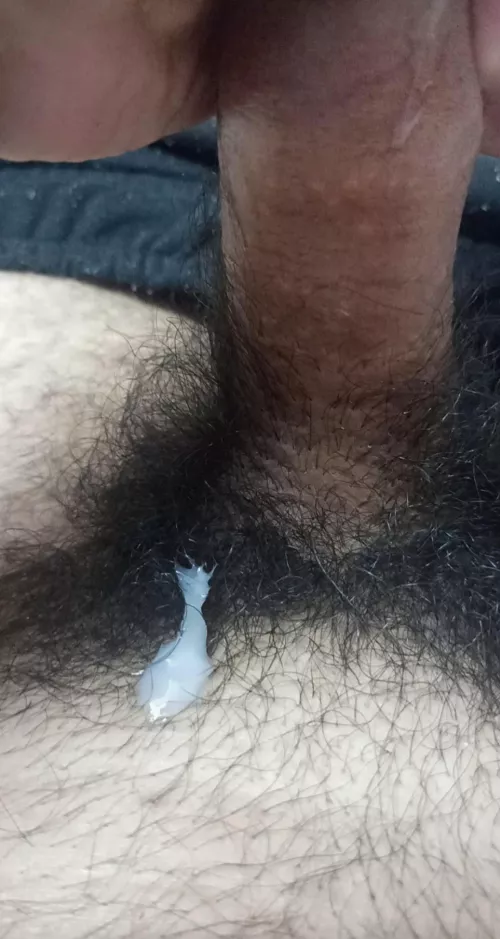 accidental cum leak while edging 😐