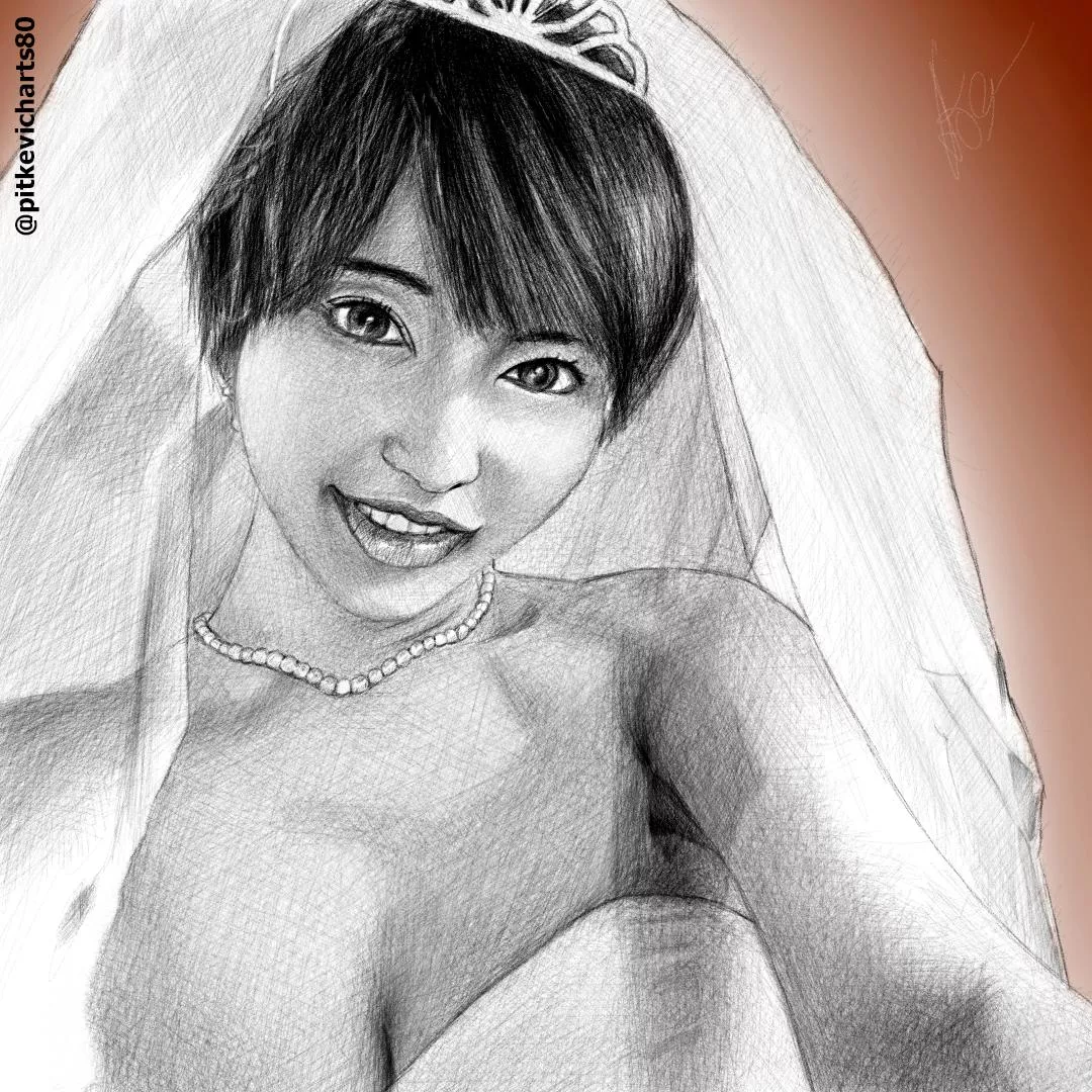 Art for JAV model Satomi Yuria, by Me