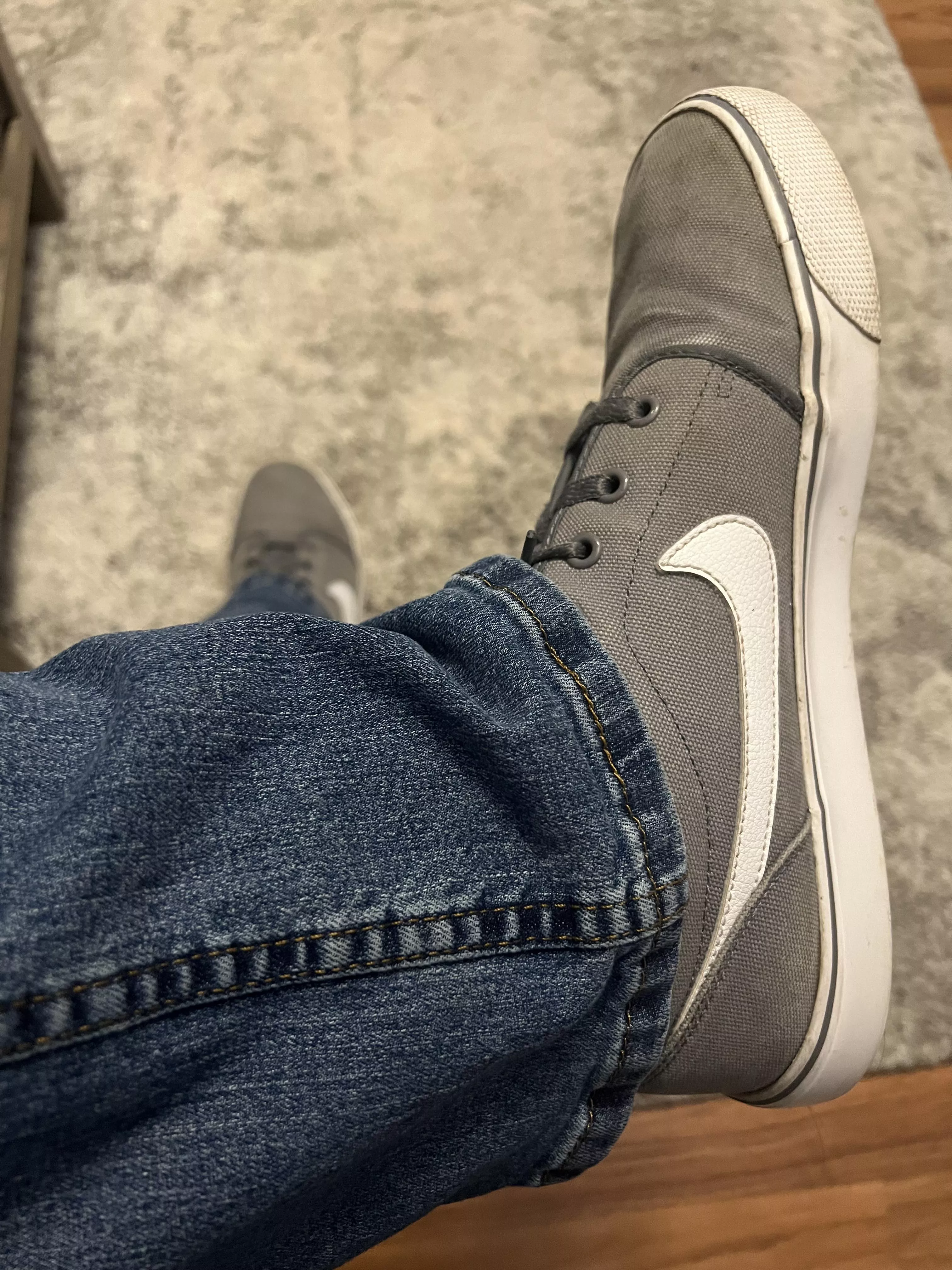 Ask nicely and I’ll take my shoes off for you.