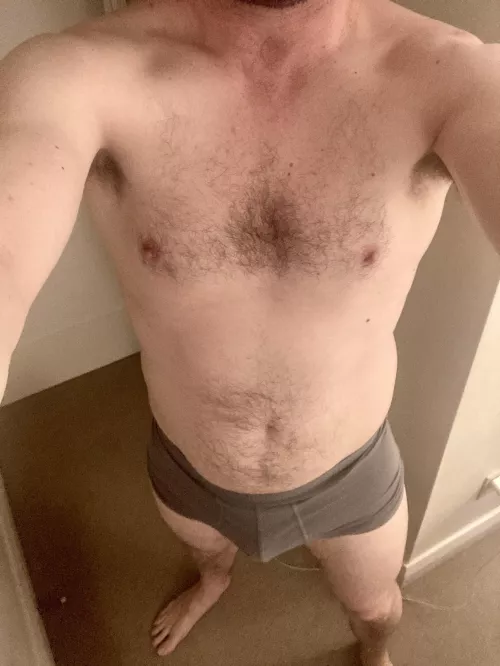 Away from the wife for the night…