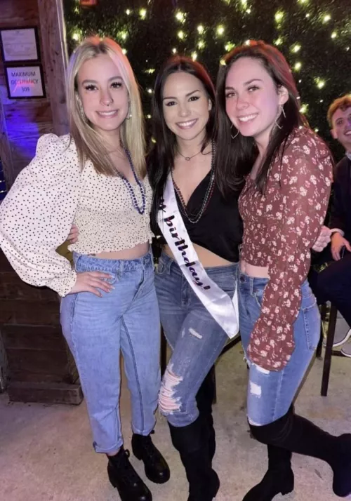 Birthday girl or her friends?