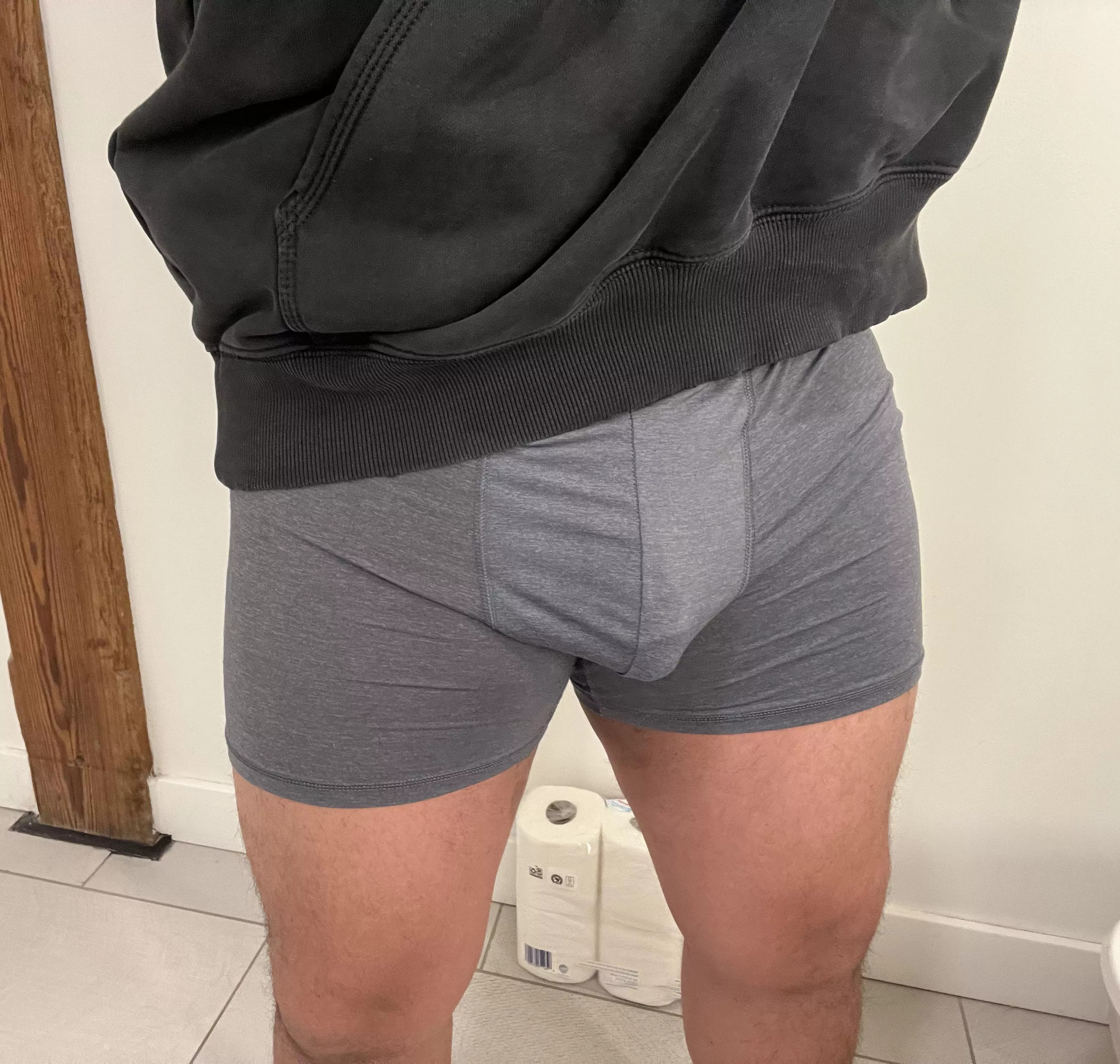 Can’t hide the morning wood