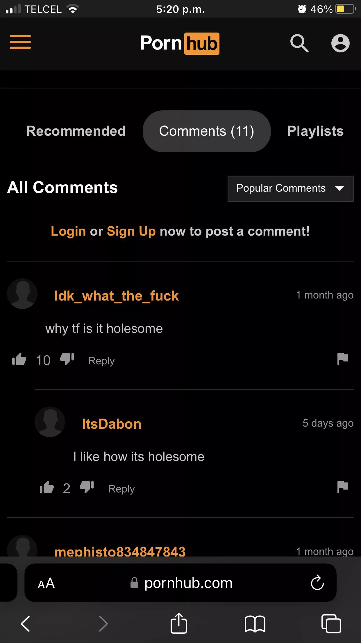 Couldn’t bust a nut to how wholesome it was