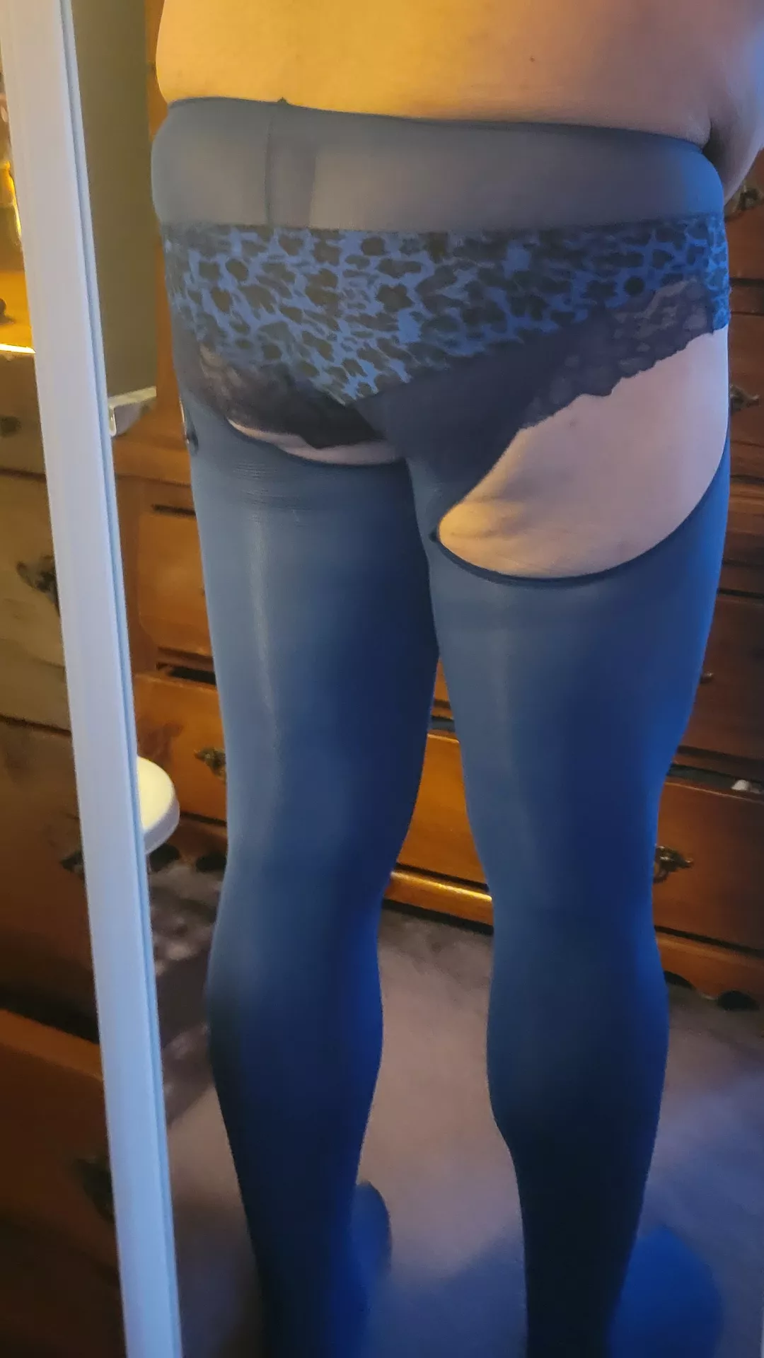 Decided to wear blue....