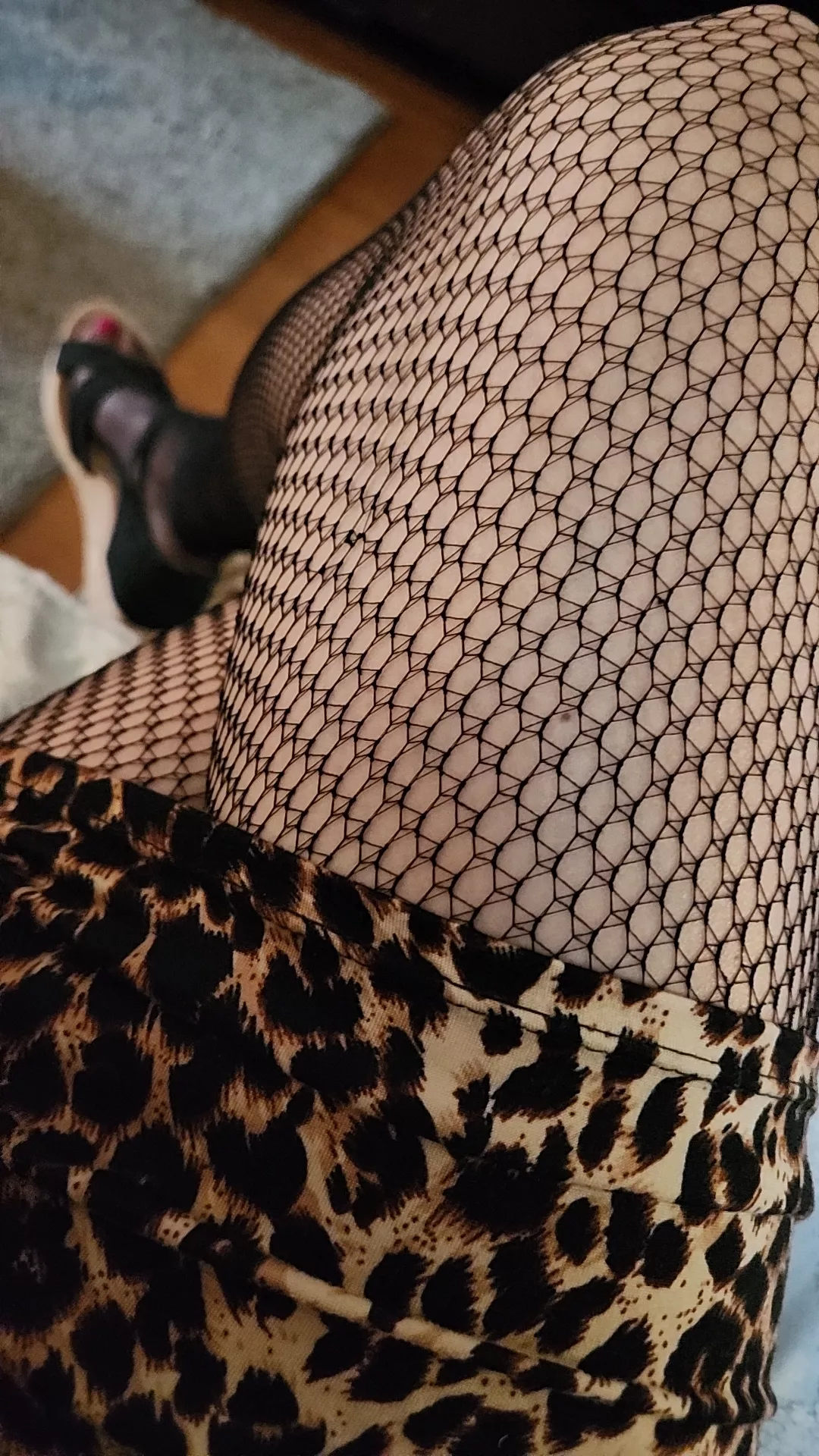 fishnets and heels 😈