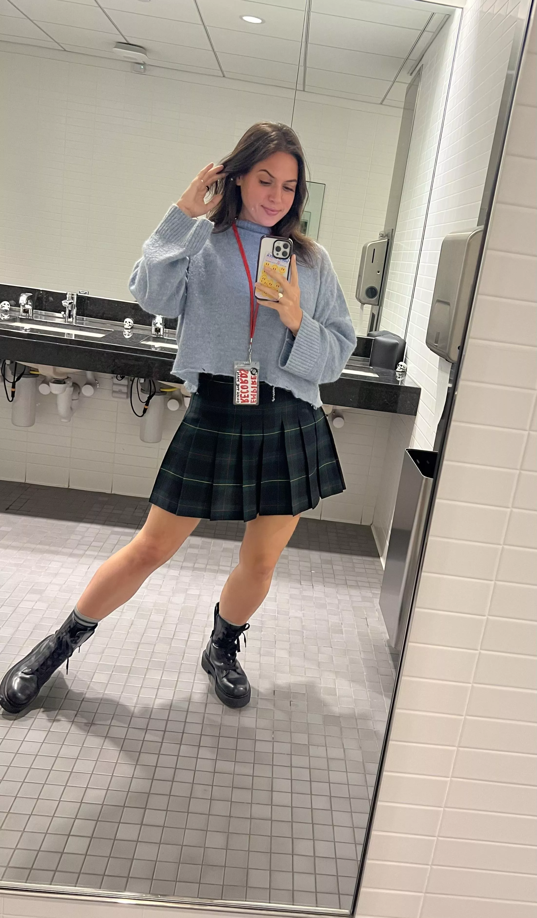 Forgot this halloween costume showed so much leg