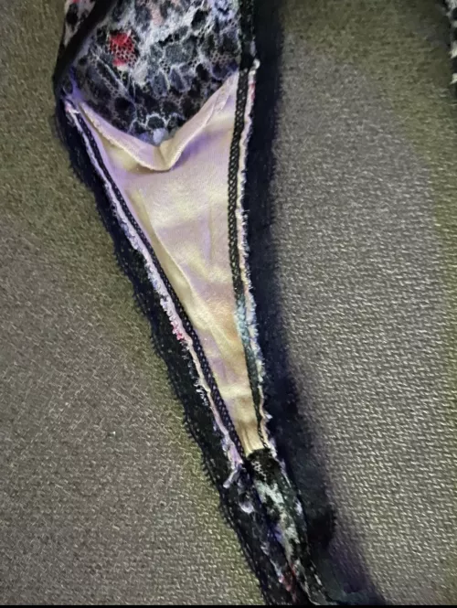 Fresh from her date. Stilly wet and sticky