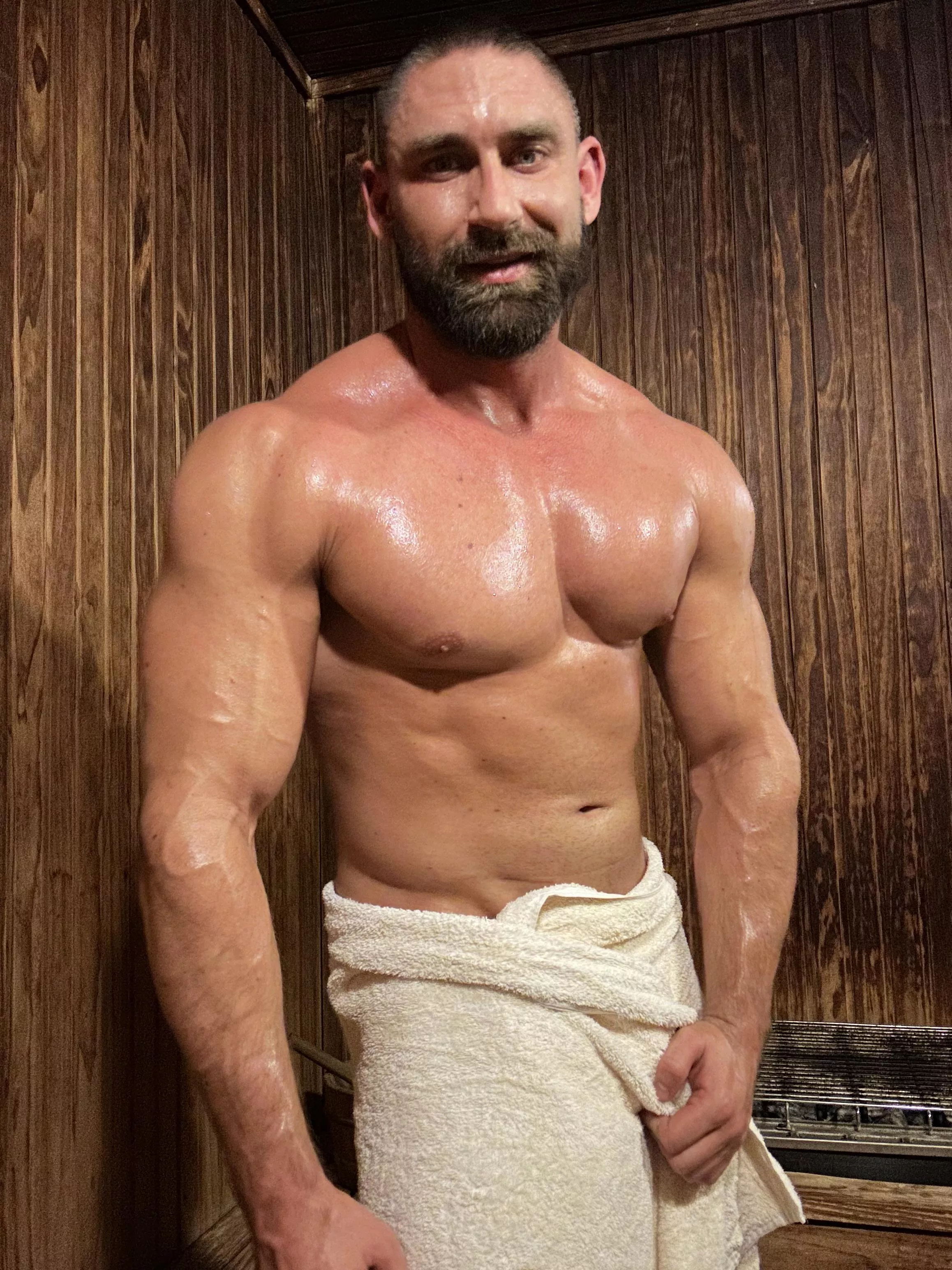 Had the sauna to myself