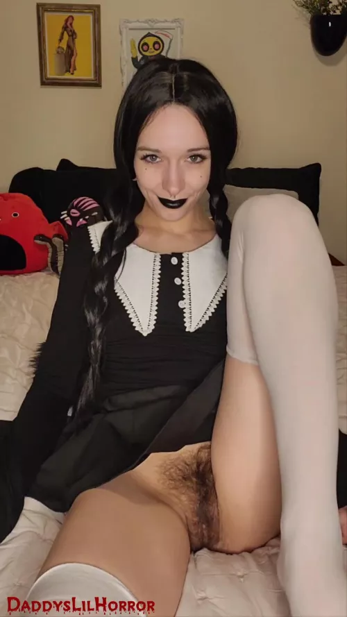 Hairy Wednesday Addams