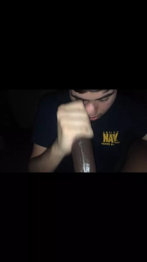 He promise he would take his time with my throat