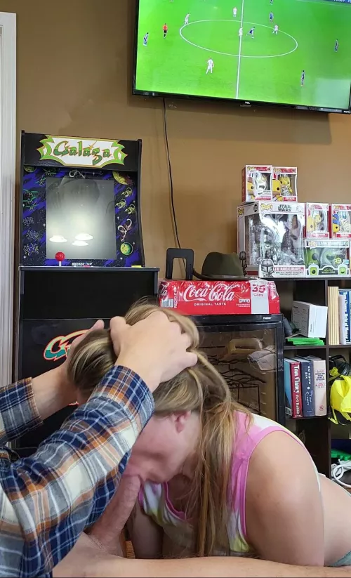 Hubby invited a friend over to watch the soccer game, I am glad he did.