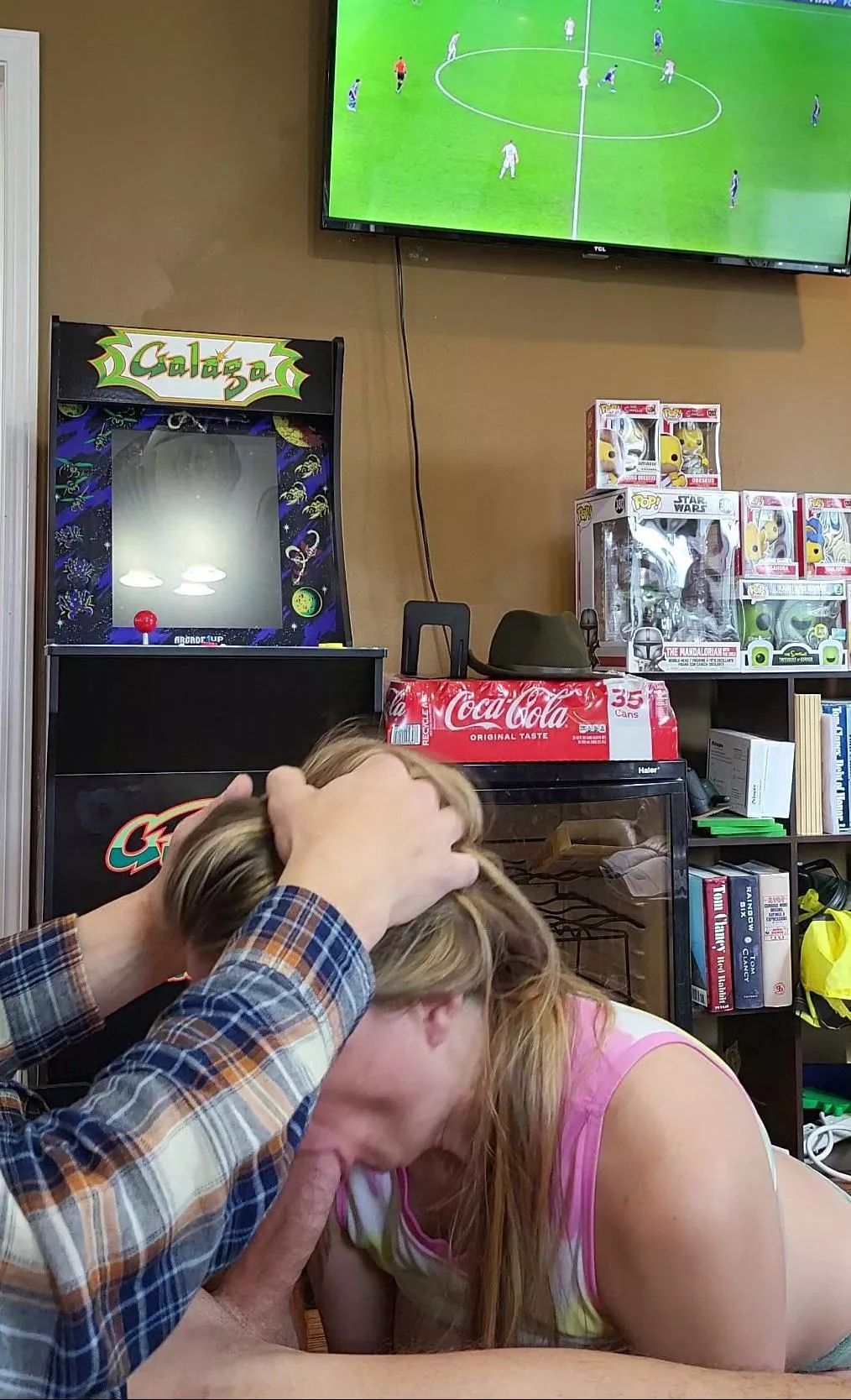 Hubby invited a friend over to watch the soccer game, I am glad he did.