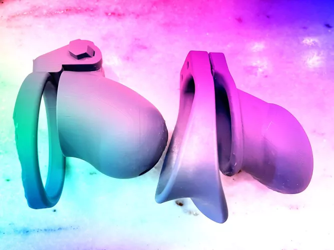 I was too nervous to buy a cage, so I’ve been 3D printing some to try out 🔐