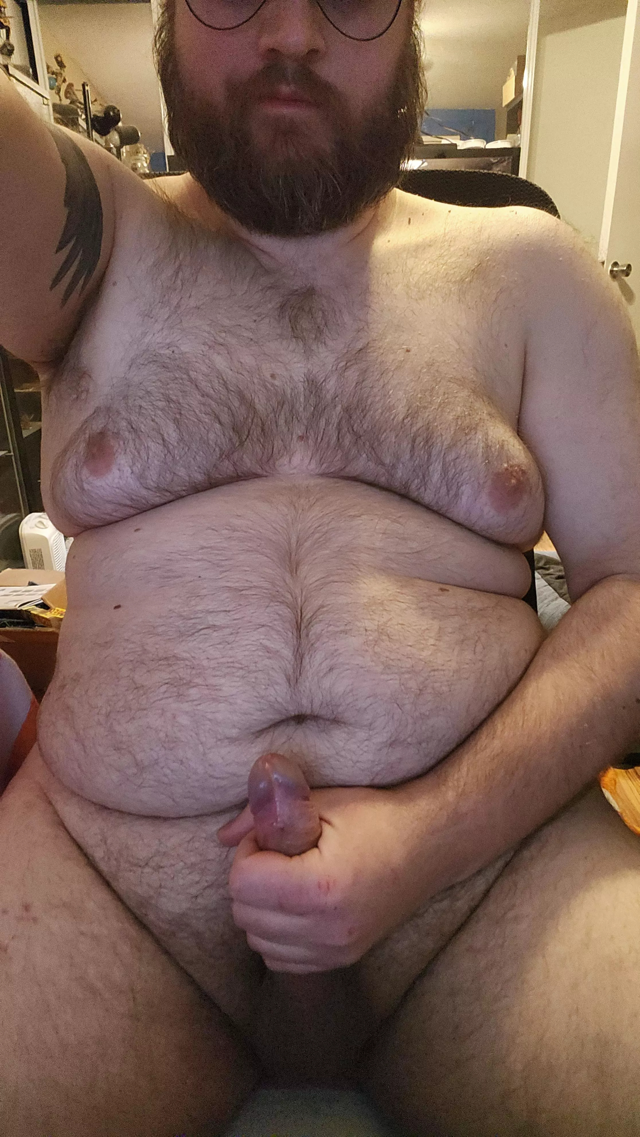 I wish I could replace my hand with your mouth.