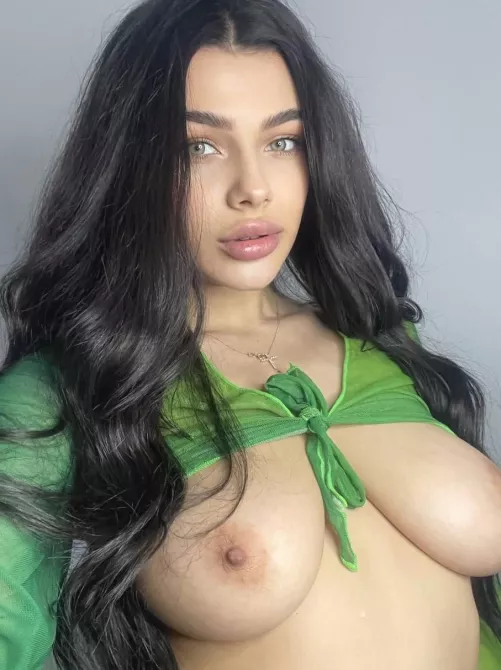 I woke up and wanted to show you my breasts