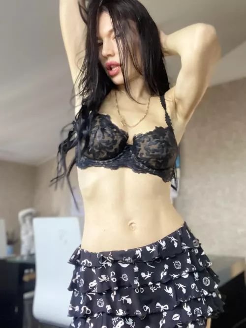 Imagine you just woke up and I'm in front of you like this.