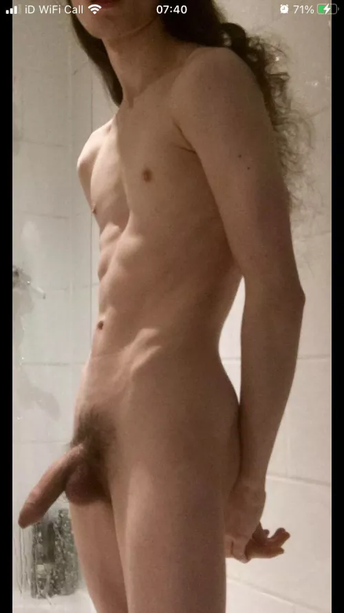 In the shower (19M)