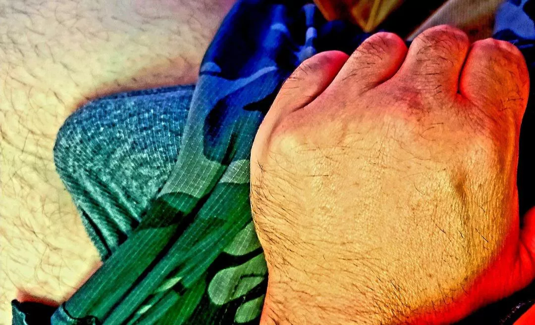 Just the tip...with a strong grip