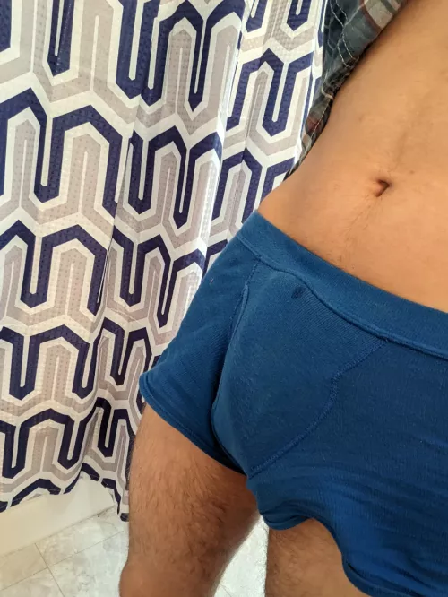 l little hard on (and some precum...)