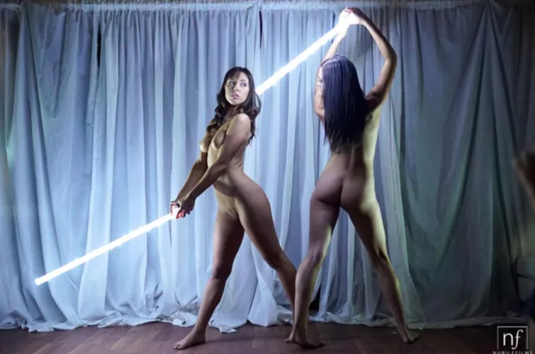Lightsaber Duel - Marley Brinx and Jenna Sativa (Nubile Films)