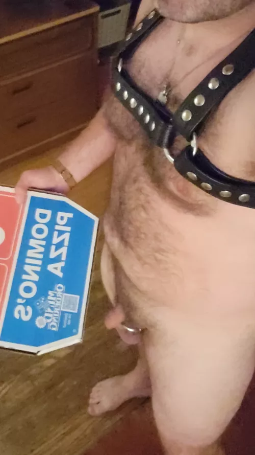 little did the delivery guy know...